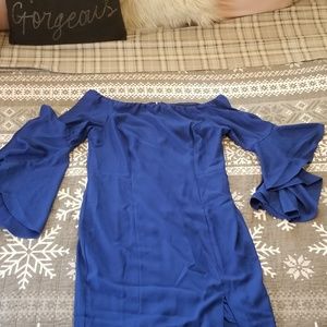 Dress with Bell Sleeves